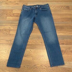 Buffalo David Bitton Men's Straight Blue Jeans